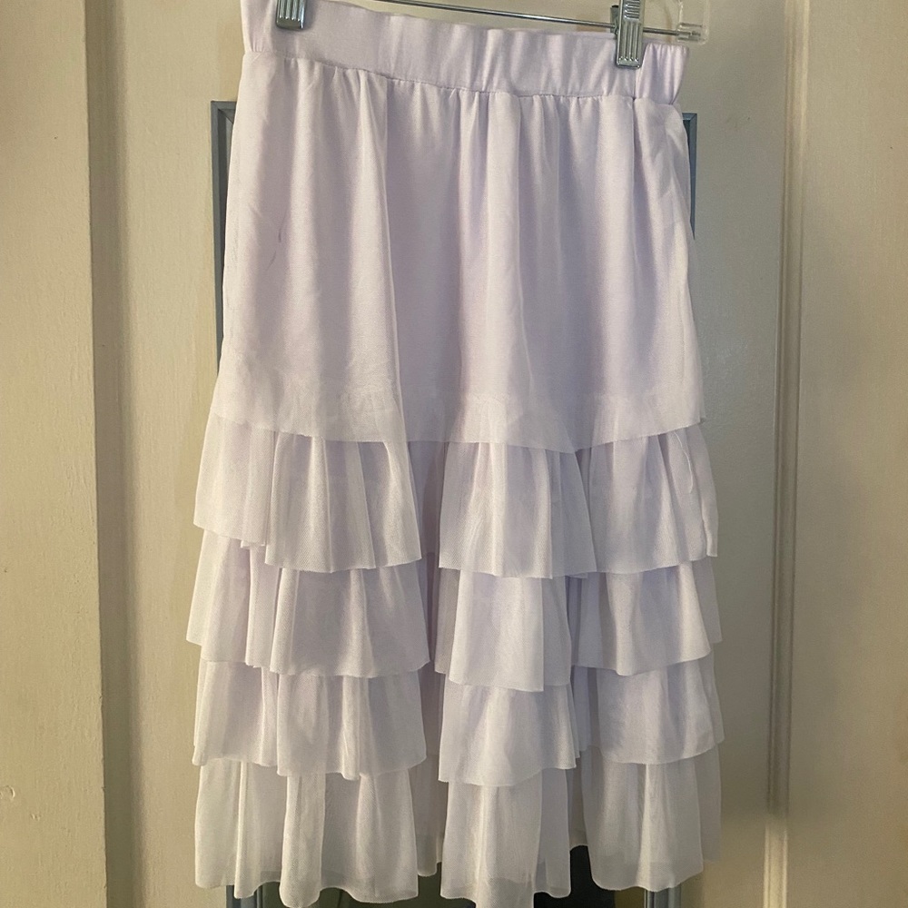 Girls layered skirt.